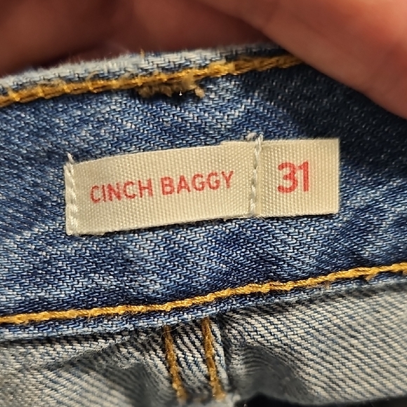 Levi's Womens Cinch Baggy Jeans 31/31 - Picture 2 of 4